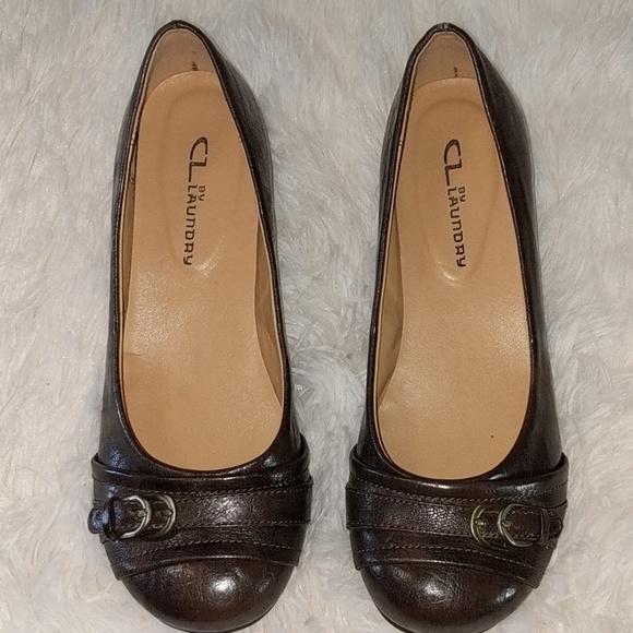 CL by Laundry Shoes - CL By LAUNDAY Brown Slip On Flats